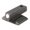 . CNC machined steel dovetail front sight for 1911 with a .075" dot for quick target acquisition; designed to prevent snagging during draw.