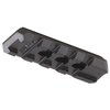 Securely mount tactical lights and lasers on your 1911 with this low-profile Novak rail, designed for easy access and precise aiming.
