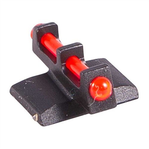 Maximize low-light visibility with Novak's red fiber optic front sight, ensuring quick target acquisition and easy customization for your Kimber 1911.