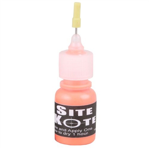 Transform your sight colors instantly with SITE KOTE Orange. Perfect for touch-ups or adjusting colors to match conditions, this 1/4 oz. needle applicator bottle is a must-have.