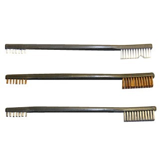 Ensure optimal firearm maintenance with OTIS All-Purpose Receiver Brushes, featuring a variety pack of nylon, bronze, and stainless steel brushes for versatile cleaning.