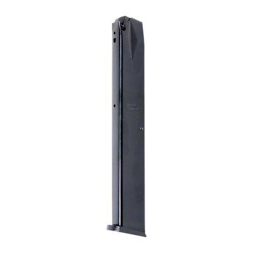 Enhance your shooting experience with the PRO MAG Springfield XD-9 steel magazine, featuring a durable 32-round capacity, heat-treated carbon steel body, and corrosion-resistant finish.