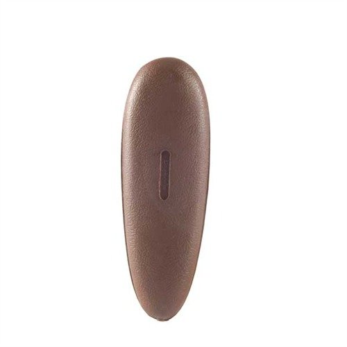 Experience superior recoil absorption with the Pachmayr D752 Decelerator Recoil Pad, featuring a classic design, tapered ribbing, and a solid base for enhanced comfort.