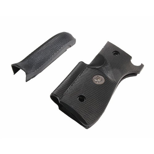 Enhance your grip with Pachmayr's Signature Grips, featuring wrap-around design and non-skid Neoprene rubber for superior control in all conditions.