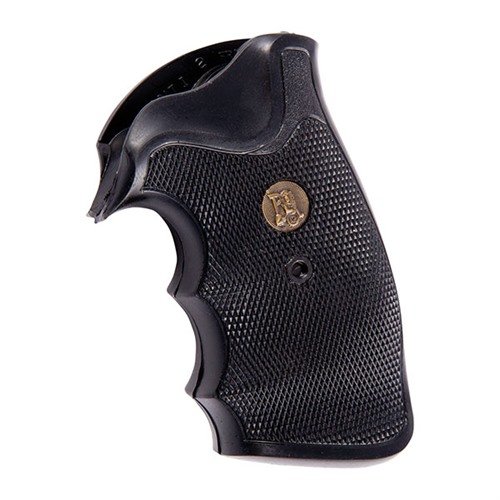 Experience a positive, no-slip grip with Pachmayr's GRIPPER handgun grips, featuring contoured finger grooves for accuracy and molded neoprene rubber for durability.