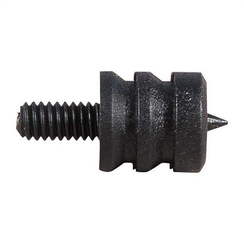 The HOPPES Jagged Tip Knob, made of durable nylon, features an 8-32 thread for both rifles and handguns, ensuring a secure fit and reliable performance.