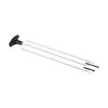 .22 and .30 caliber cleaning rods feature durable aluminum construction, swiveling handles, and standard threads for versatile use with various jags and brushes.