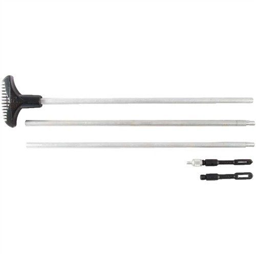 HOPPES All-Gauge 33" Shotgun Rod features a durable aluminum design, three-piece construction, and includes slotted tips for .410 to 12 gauge cleaning.