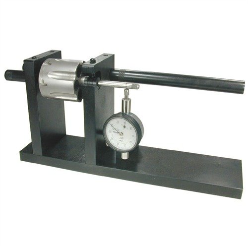 Quickly and accurately check and straighten yoke/crane assemblies and ejector rods for Ruger 'Six' Series and S&W K/L/N Frame revolvers.