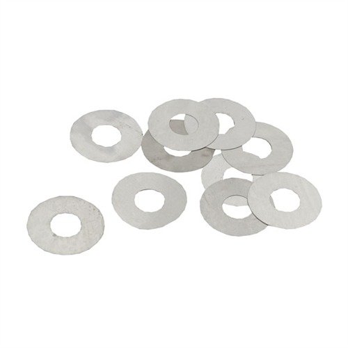 Enhance your S&W trigger pull with Power Custom Sideplate Shims; made from 302 stainless steel, they eliminate slop for smoother function on K, L & N frames.
