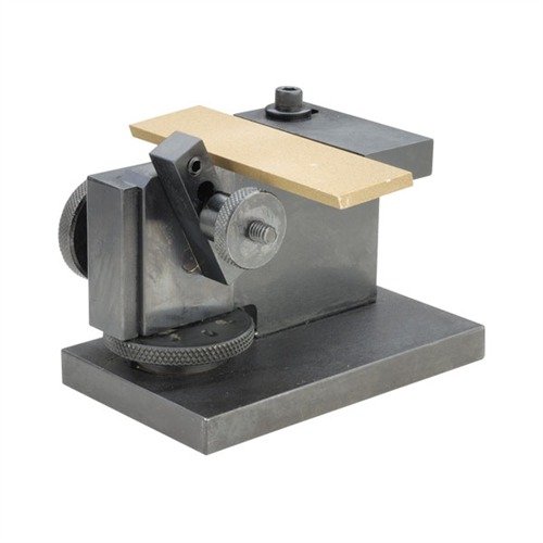 Achieve a crisp trigger pull with the POWER CUSTOM SERIES II Stoning Fixture, featuring adjustable design and easy-to-change Adapters for precision stoning.