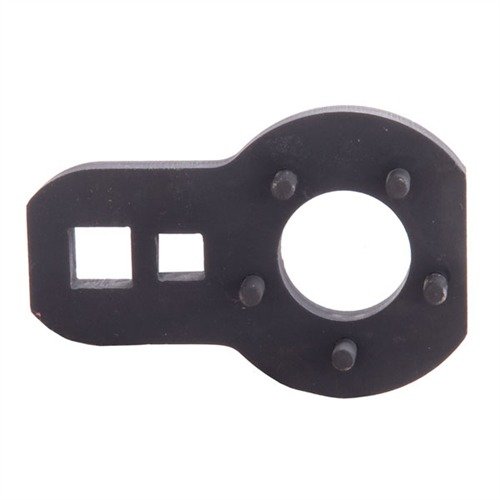 The Precision Reflex AR-15/M16 Barrel Nut Wrench offers heavy-duty 1018 steel construction, versatile drive compatibility, and a 10" handle for easy barrel nut installation.