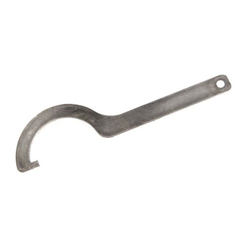 The PRECISION REFLEX AR-15 Gen III Forearm Wrench features durable steel construction, ensuring reliable tightening of the forearm collar for secure upper receiver attachment.