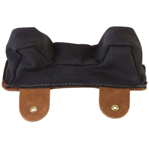 Handmade from top grain leather, these bags ensure smooth rifle movement during recoil, with durable construction and wide ear spacing for varmint forearms.