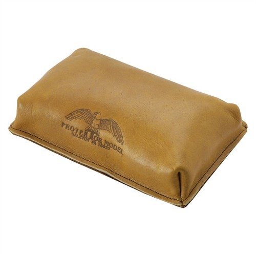 The NO. 16 Brick Bag features smooth, top grain leather for durability, a suede base for grip, and is designed for optimal rifle stability during recoil.