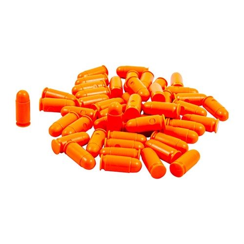 Ensure safe training with Precision Gun Specialties 9mm Makarov Dummy Rounds, featuring bright orange plastic to prevent confusion with live ammo.