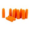 SAF-T-TRAINERS Dummy Rounds in vibrant orange ensure safe training with a distinct feel, preventing confusion with live rounds for effective Immediate Action exercises.
