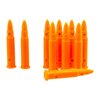 .17 HMR SAF-T-TRAINERS in bright orange are perfect for safe training exercises, ensuring clear visibility and reliability in practice with 10 rounds per bag.