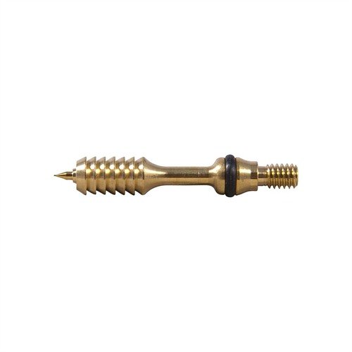 The ACCUPRO .270/7MM Caliber Pro Jag features a rubber O-Ring to protect the crown, while its brass design ensures efficient patch swabbing for effective cleaning.