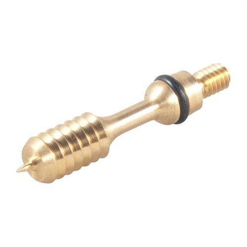 .30 Caliber Pro Jag features a rubber O-Ring to protect the crown, a brass design for secure patch hold, and fits standard cleaning rods for efficient bore cleaning.