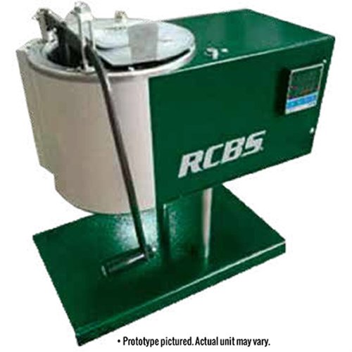 The RCBS Pro-Melt-2™ furnace offers programmable temperature control, a 25 lb. capacity, and a bottom pour spout for safe, efficient bullet casting.