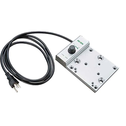 The RCBS Lube-A-Matic Heater ensures optimal lube flow with adjustable temperature control, compatible with various bullet sizers for consistent application.