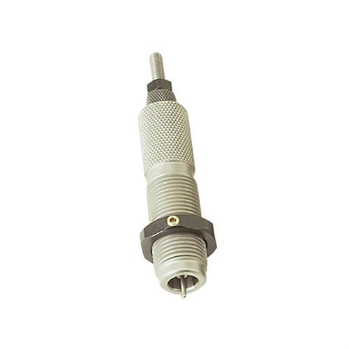 The RCBS 300 Norma Mag Neck Sizer Die precisely sizes only the case neck for optimal chamber fit, decaps spent primers, and ensures correct bullet tension.