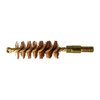 The Sinclair 41 Caliber Bronze Bore Brush is oversized for a proper fit, ensuring effective barrel scrubbing with its closed loop design, outperforming undersized brushes.