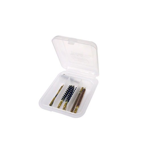 Keep your jags, brushes, bore mops, and adapters organized with the MTM Jag and Brush Box, made of solvent impervious polypropylene for easy access.