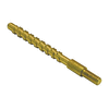 Dewey's Parker Hale style jags feature a blunt nose and tight patch grip, perfect for J-B or solvent application, compatible with standard cleaning rod threads.