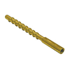 Dewey Parker Hale style jags feature a wrap design with a blunt nose for a tight grip on patches, ideal for J-B and solvent application, available in male or female threads.