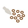 Keep your Sinclair bore guides in top shape with these O-Ring Replacement Kits; includes installation tool and three sizes of durable O-rings.