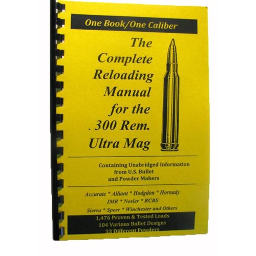 The LOADBOOK-300 offers comprehensive reloading data for various calibers, featuring expert insights, proven loads, and durable spiral-bound design for easy use.