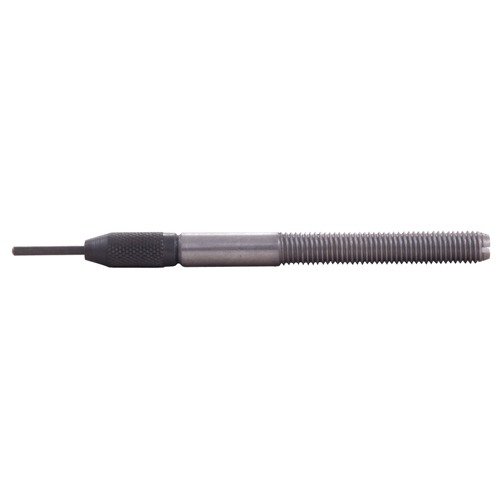 The RCBS Pow'r Punch Decap Rod ensures full primer ejection and resolves indexing issues in progressive presses, compatible with all RCBS pistol sizer dies.
