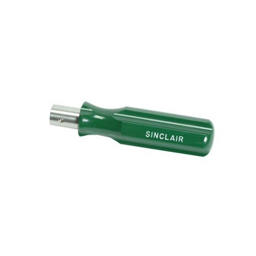 The Sinclair 8000 Series Primer Pocket Uniformer Handle allows quick size changes with a single set screw, ensuring consistent primer depth and a squared pocket.