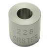 The Forster Products Bushing Bump Neck Sizing Bushing .228 Diameter ensures precise neck sizing for improved accuracy and consistent bullet seating in your reloading process.