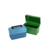 The MTM Case-Gard Handle Carry Rifle Ammo Box offers durable protection, easy transport, bullet tip protection, and adjustable trays for various cartridge lengths.