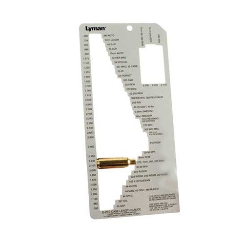 The Lyman E-Zee Case Gage II ensures precise case sizing and checks for proper dimensions, enhancing your reloading accuracy and efficiency.