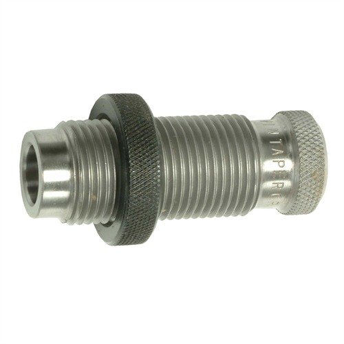 The Redding Taper Crimp Die for 10mm Auto ensures precise headspacing on the case mouth, offering uniformity and reliability for handgun and revolver cartridges.