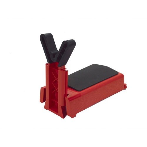 The MTM Pistol Rest features 20 adjustable positions for versatile handgun support, soft rubber fork for finish protection, and compact storage for convenience.