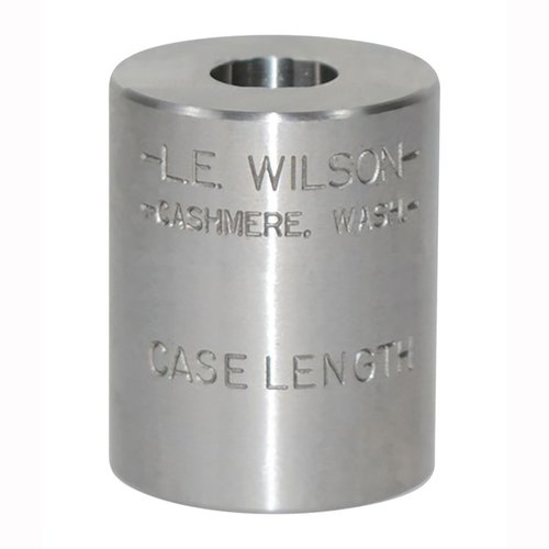 Ensure precise case length for your 30 M1 Carbine with the L.E. Wilson Case Length Gage, designed for accuracy and reliability in reloading.