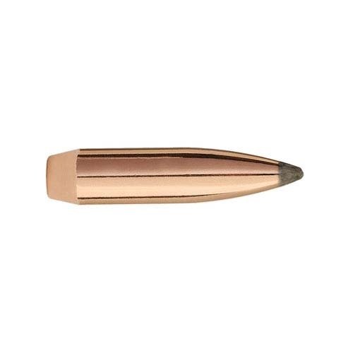 Experience superior long-range hunting with Sierra GameKing 7MM bullets, featuring a boat tail design for reduced drag, flatter trajectory, and greater striking energy.