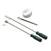 The Sinclair International Action Cleaning Tool Kit effectively cleans bolt action rifle lug recesses, chambers, and bolts, ensuring optimal performance and longevity.