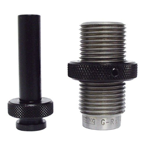 The Redding GRX Push Thru Base Sizing Die effectively removes bulges from 40 S&W brass, ensuring reliable performance and allowing cases to be reused.