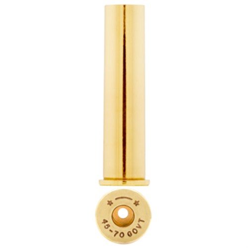 Starline 45-70 Government Brass offers exceptional quality and consistency, perfect for reloading enthusiasts. Comes in a convenient 100 count bag for all your shooting needs.