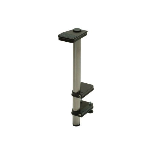 The Sinclair Powder Measure Stand (Clamp Style) offers stability and precision for reloading, ensuring accurate powder measurements with easy adjustability.