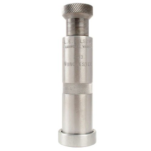 The L.E. Wilson Chamber Type Bullet Seater Die for .338 Lapua Magnum ensures precise bullet seating, enhancing accuracy and consistency for your reloads.