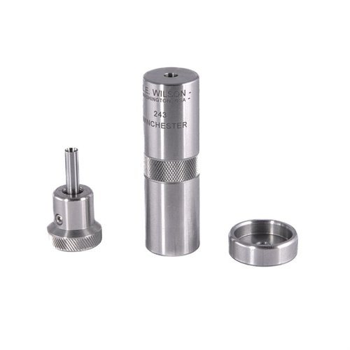 Achieve precise bullet seating with the L.E. Wilson Chamber Type Seater Die for .243 Winchester, ensuring optimal performance and accuracy in your reloads.