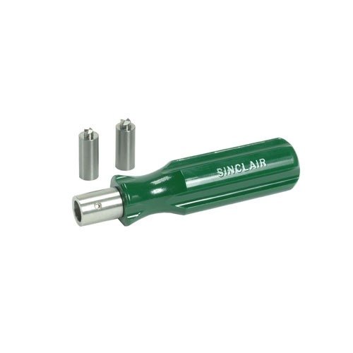 Choose between the hand kit or power kit for efficient rifle uniforming, featuring large and small uniformers with a handle or screwdriver power adaptor.