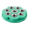 The Redding T-7 Extra Turret allows for quick caliber changes, offers seven stations for versatility, and ensures precise reloading for accuracy and efficiency.